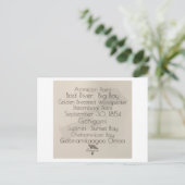 Big Bay Madeline Island Words Postcard Postkarte (Stehend Vorderseite)