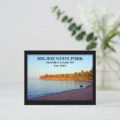 Big Bay Staat Park Postkarte (Stehend Vorderseite)