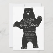 Big Bear Baby Dusche einladen Einladung (Vorderseite)