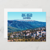 Big Bear California Mountains Vintag Flat Card (Vorne/Hinten)