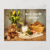 Big Bear Hug bald wieder gut Postkarte (Vorderseite)