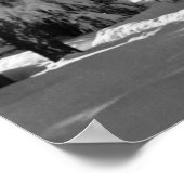 Big Bear Lake, CA im Winter Snow View Poster (Ecke)