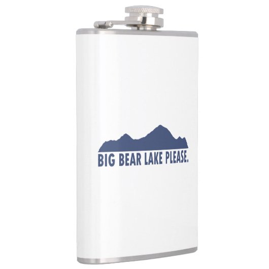 Big Bear Lake California Bitte Flachmann (Rechts)