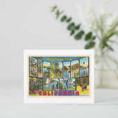 Big Bear Lake California Großer Brief Postkarte (Stehend Vorderseite)