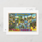 Big Bear Lake California Großer Brief Postkarte (Vorne/Hinten)