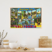 Big Bear Lake California Großer Brief Postkarte Poster (Küche)