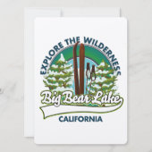 Big Bear Lake California Skilogo (Vorderseite)