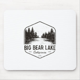 Big Bear Lake Kalifornien im Freien Vintage Mousepad
