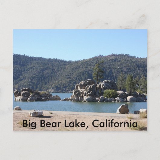 Big Bear Lake, Kalifornien Postkarte (Vorderseite)