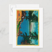 Big Bear Lake vom West End Postkarte (Vorne/Hinten)