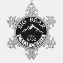Big Bear See-Kalifornien-Skifahren-Ski-Wandern