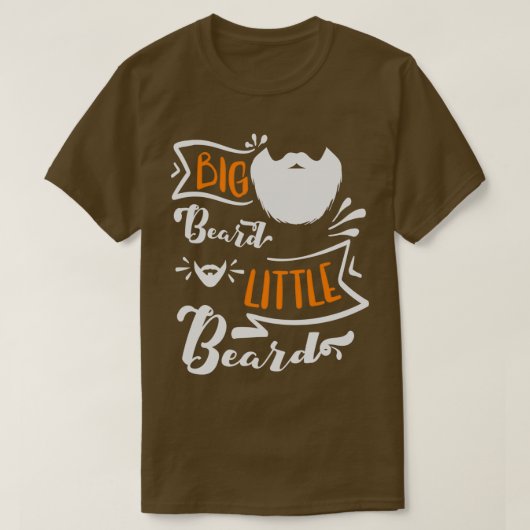 Big Beard Little Beard 1 T-Shirt (Design vorne)