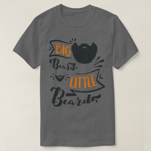 Big Beard Little Beard 2 T-Shirt (Design vorne)