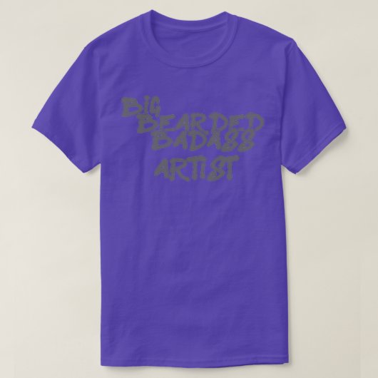 Big Bearded Badass Boss T-Shirt (Design vorne)