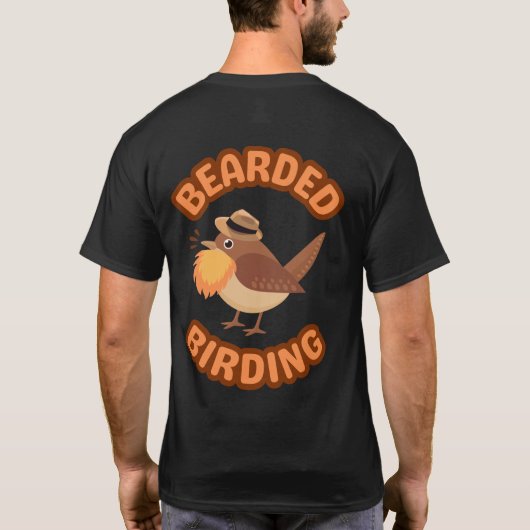 Big Bearded Bird und Logo T-Shirt (Rückseite)