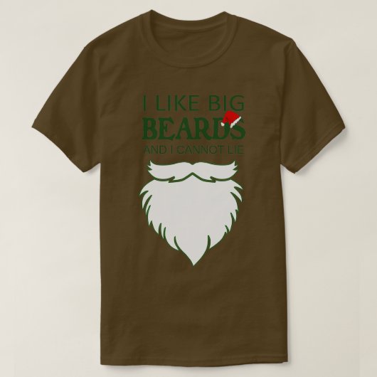 Big Beards Santa Meme T-Shirt (Design vorne)