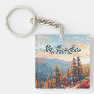 Big Beat Lake Festival San Bernardino Vintag Schlüsselanhänger