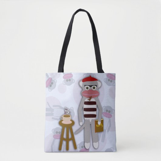 Big Beatnik Sockmonkey Tasche (Vorderseite)