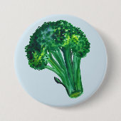 Big Beautiful Broccoli Blue Button (Vorderseite)