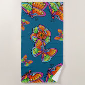 Big Beautiful Butterfly Strandtuch (Vorderseite)
