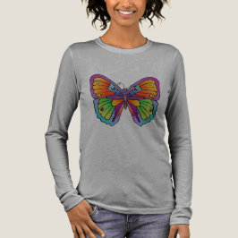 Big Beautiful Butterflys - Anpassen Tri-Blend Shirt
