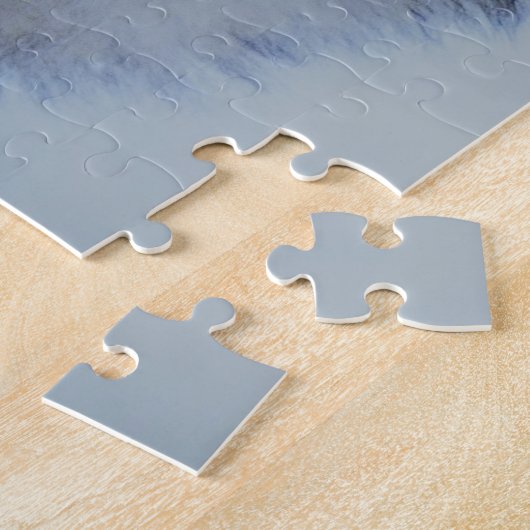 Big Beautiful Grey Wolf in freier Wildbahn Puzzle (Seite)