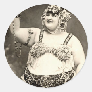 Big & Beautiful Runder Aufkleber