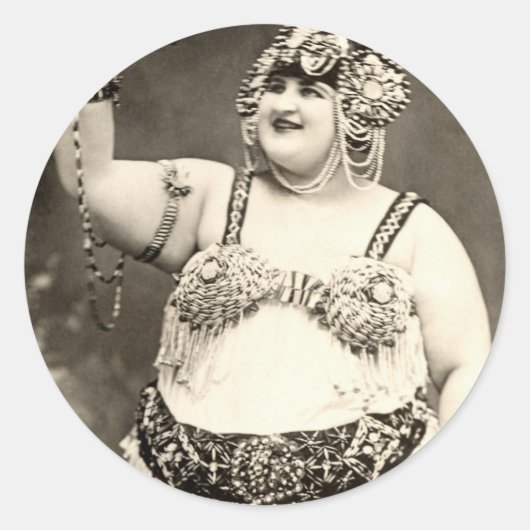 Big & Beautiful Runder Aufkleber (Vorderseite)