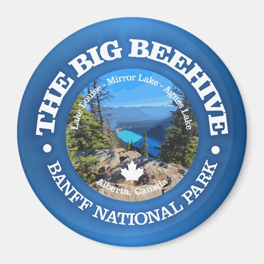 Big Beehive Hike (rd) Magnet (Vorne)