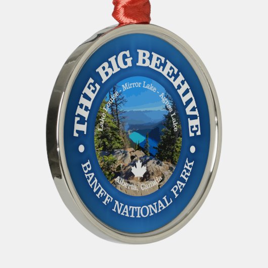 Big Beehive Hike (rd) Ornament Aus Metall (Rechts)