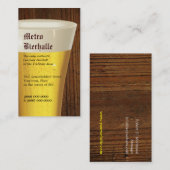 Big Beer Business Card Visitenkarte (Vorne/Hinten)