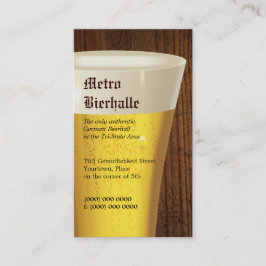 Big Beer Business Card Visitenkarte