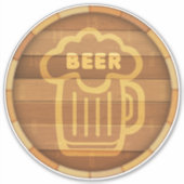 Big Beer Keg Sticker (Vorderseite)