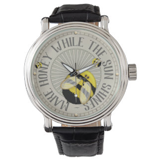 Big Bees Funny Beekeping Armbanduhr
