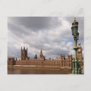 Big Ben and Houses of Parliament in London-Karte Postkarte