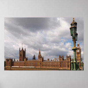 Big Ben and Houses of Parliament in London-Poster Poster