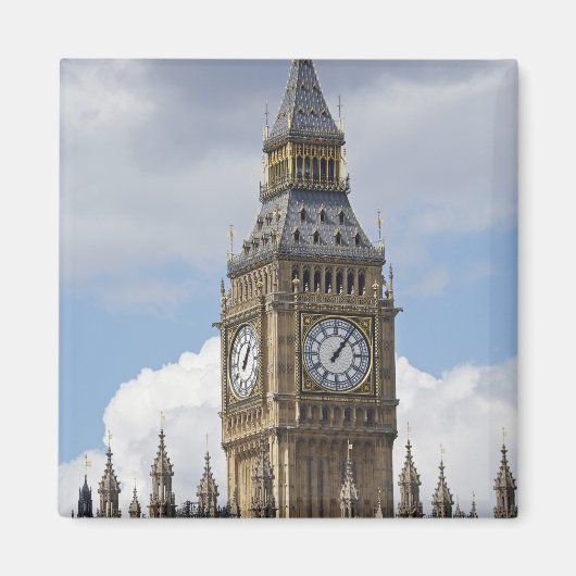 Big Ben and Houses of Parliament, London, Magnet (Vorne)