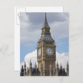 Big Ben and Houses of Parliament, London, Postkarte (Vorne/Hinten)