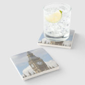 Big Ben and Houses of Parliament, London, Steinuntersetzer (Seitenansicht)