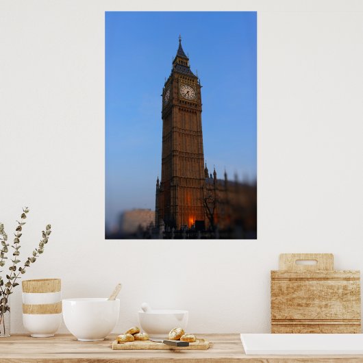 Big Ben at Sunset - London Poster (Küche)