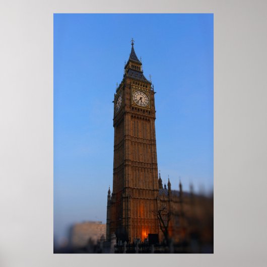 Big Ben at Sunset - London Poster (Vorne)