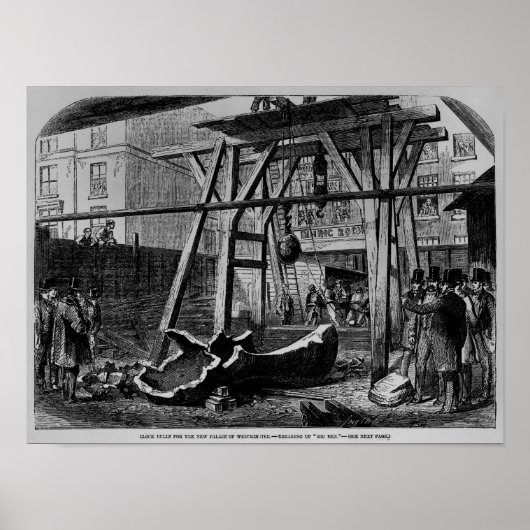 Big Ben aufbrechen Poster (Vorne)