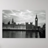Big Ben B & W Poster (Vorne)