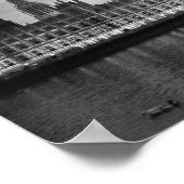 Big Ben B & W Poster (Ecke)
