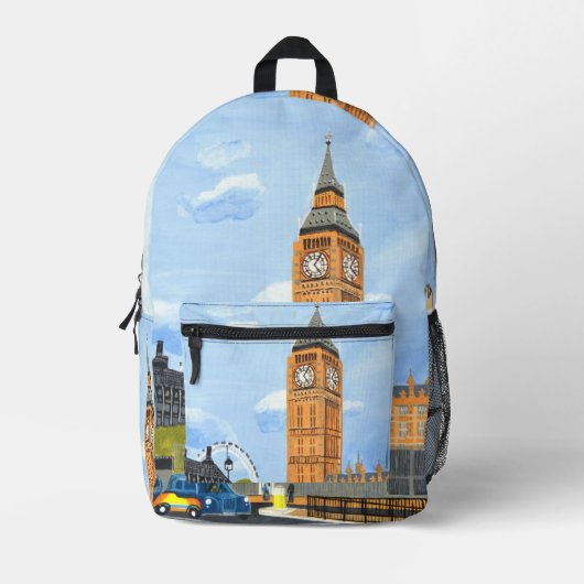 Big Ben Backpack Bedruckter Rucksack (Vorderseite)