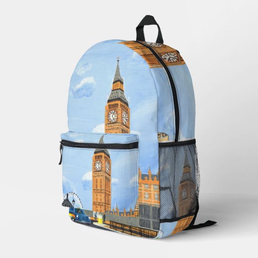 Big Ben Backpack Bedruckter Rucksack (Rückseitige Ecke Rechts)