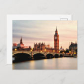 Big Ben bei Sunrise Postkarte (Vorne/Hinten)