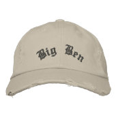 Big Ben beunruhigt Hat Bestickte Kappe (Vorderseite)