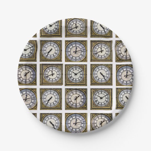 Big Ben-Bild für Papierplatte Pappteller (Vorderseite)