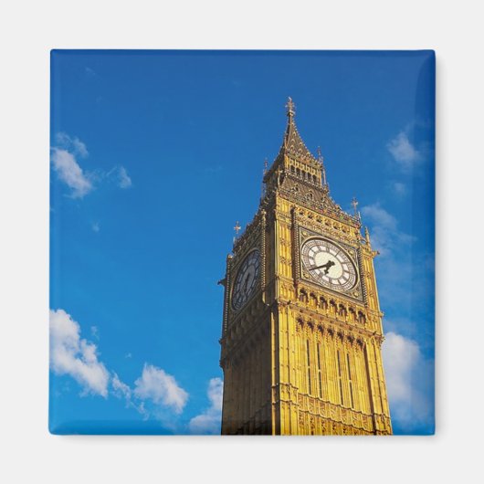 Big Ben Blue Sky Magnet (Vorne)